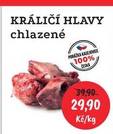 Rabbit Králičí hlavy 1kg