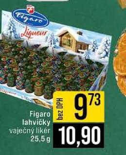 Figaro lahvičky vaječný likér 25,5 g