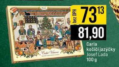Carla kočičí jazýčky Josef Lada 100 g
