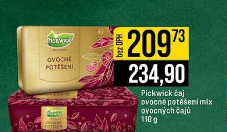 Pickwick čaj ovocné potěšení mix ovocných čajů 110 g