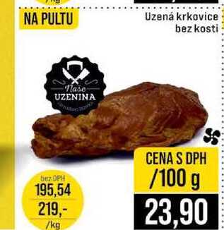 Uzená krkovice bez kosti 100g
