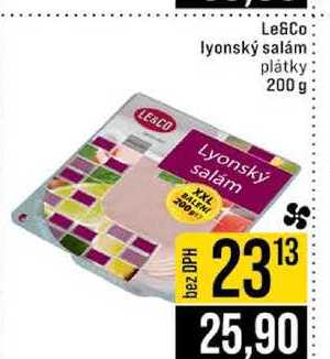 Le&Co lyonský salám plátky 200 g