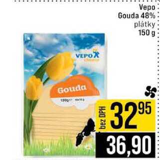 Vepo Gouda 48% plátky 150 g 