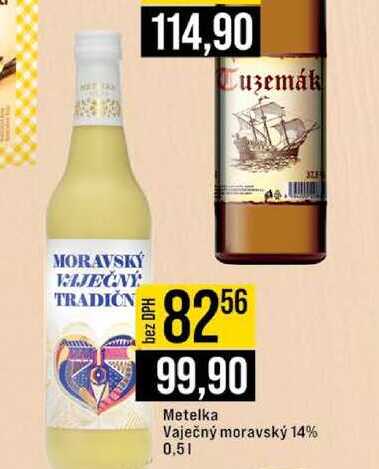 Metelka Vaječný moravský 14% 0,5l