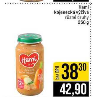 Hami kojenecká výživa různé druhy 250 g