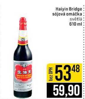Haiyin Bridge sójová omáčka světlá 610 ml