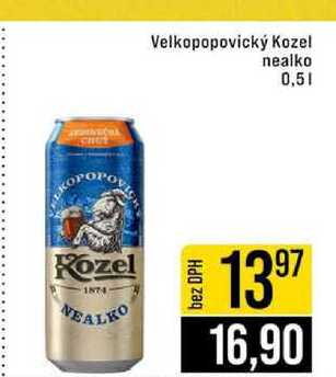 Velkopopovický Kozel nealko 0,5l