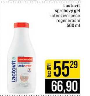 Lactovit sprchový gel intenzivní péče regenerační 500 ml 