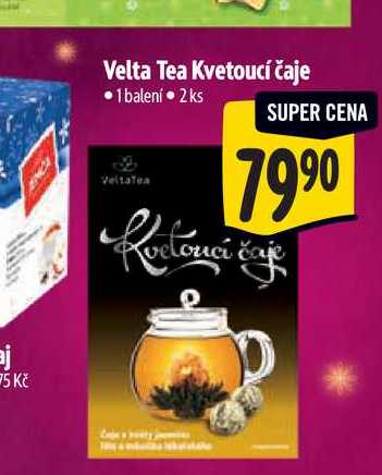 Velta Tea Kvetoucí čaje, 1 balení 2, ks