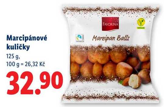 Marcipánové kuličky, 125 g