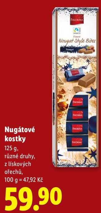 Nugátové kostky, 125 g