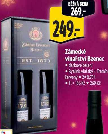   Zámecké vinařství Bzenec 2x0,75 l