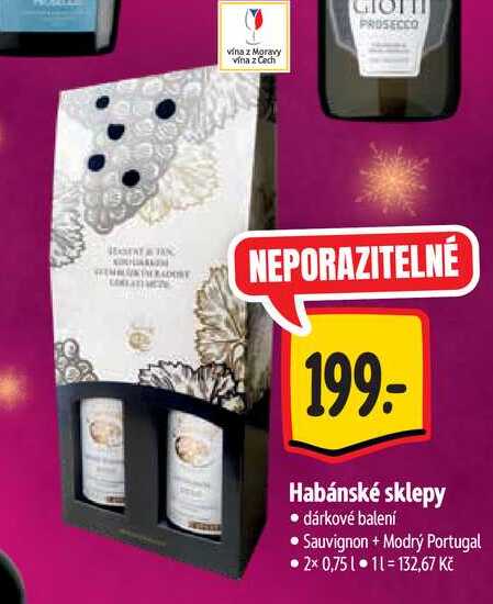 Habánské sklepy 2x0,75 l