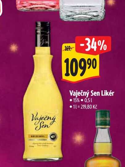 Vaječný Sen Likér 0,5 l