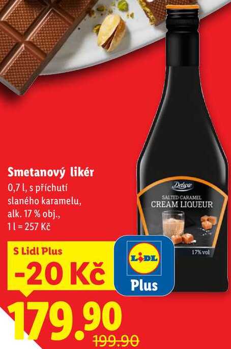 Smetanový likér, 0,7 l