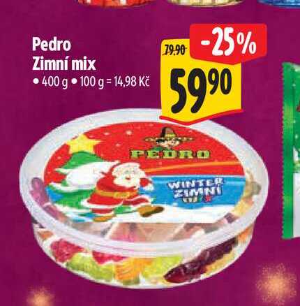Pedro Zimní mix 400 g