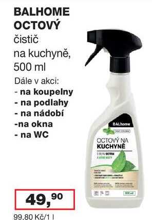 BALHOME OCTOVÝ čistič na kuchyně, 500 ml