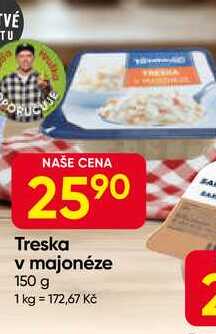 Treska v majonéze 150 g