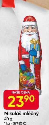 Mikuláš mléčný 40 g 