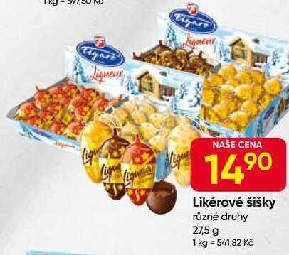 Figaro Likérové šišky různé druhy 27,5 g