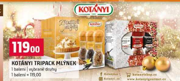 KOTÁNYI TRIPACK MLÝNEK 1 balení