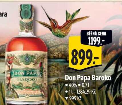 Don Papa Baroko 0,7 l