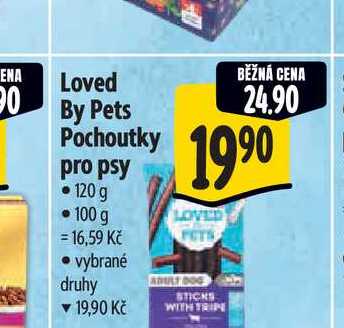 Loved By Pets Pochoutky pro psy 120 g