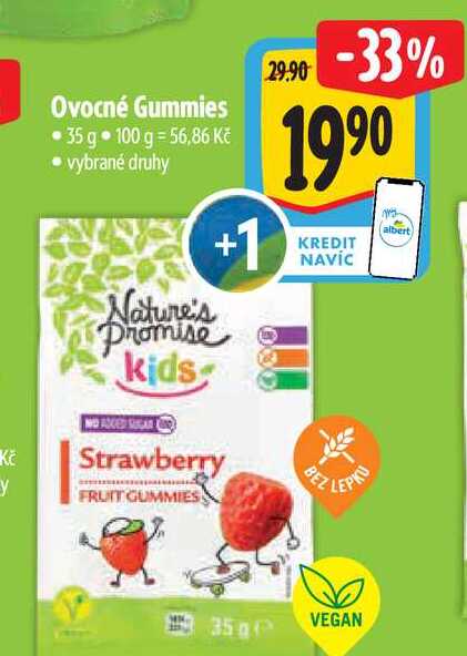 Ovocné Gummies 35 g