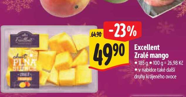  Excellent Zralé mango 185 g  