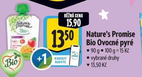   Nature's Promise Bio Ovocné pyré 90 g 