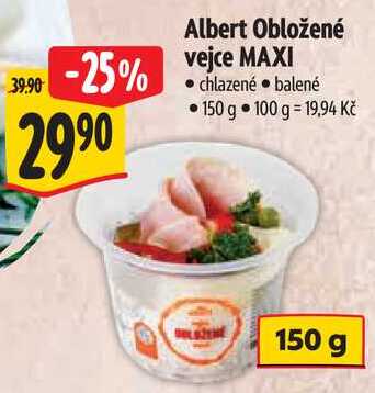 Albert Obložené vejce MAXI, 150 g