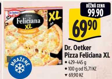 Dr. Oetker Pizza Feliciana XL, 429-445 g