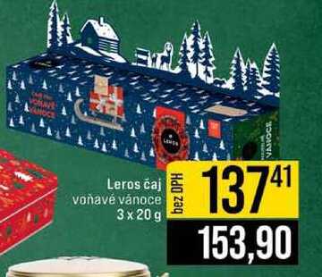 Leros čaj voňavé vánoce 3x20g