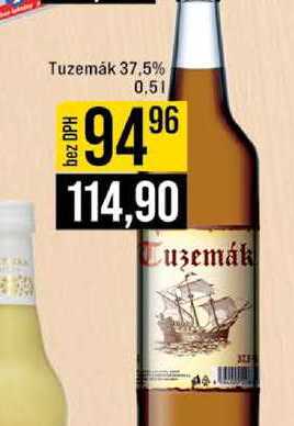 Tuzemák 37,5% 0,5l