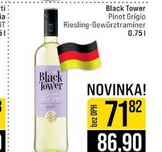 Black Tower Pinot Grigio Riesling-Gewürztraminer 0,75l