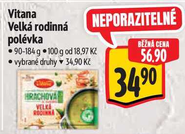 Vitana Velká rodinná polévka, 90-184 g