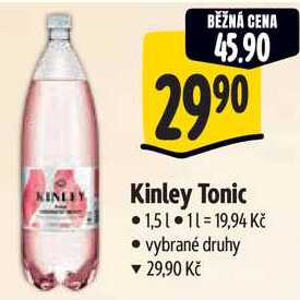 Kinley Tonic, 1,5 l