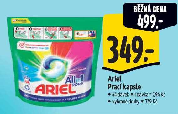 Ariel Prací kapsle, 44 dávek