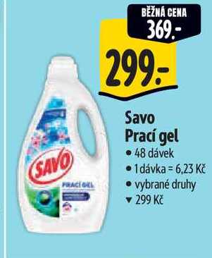 Savo Prací gel, 48 dávek