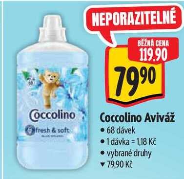 Coccolino Aviváž, 68 dávek