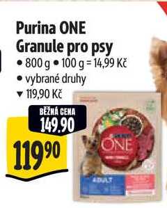 Purina ONE Granule pro psy, 800 g