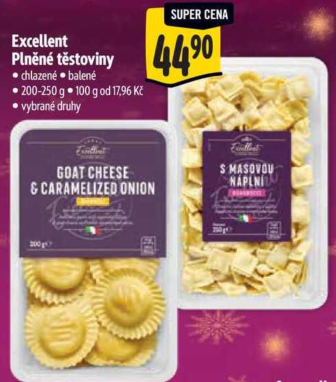 Excellent Plněné těstoviny, 200-250 g