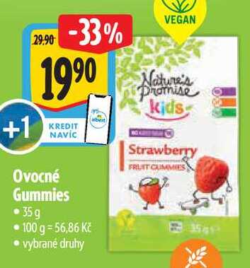 Ovocné Gummies, 35 g