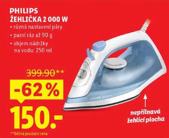 PHILIPS ŽEHLIČKA 2 000 W