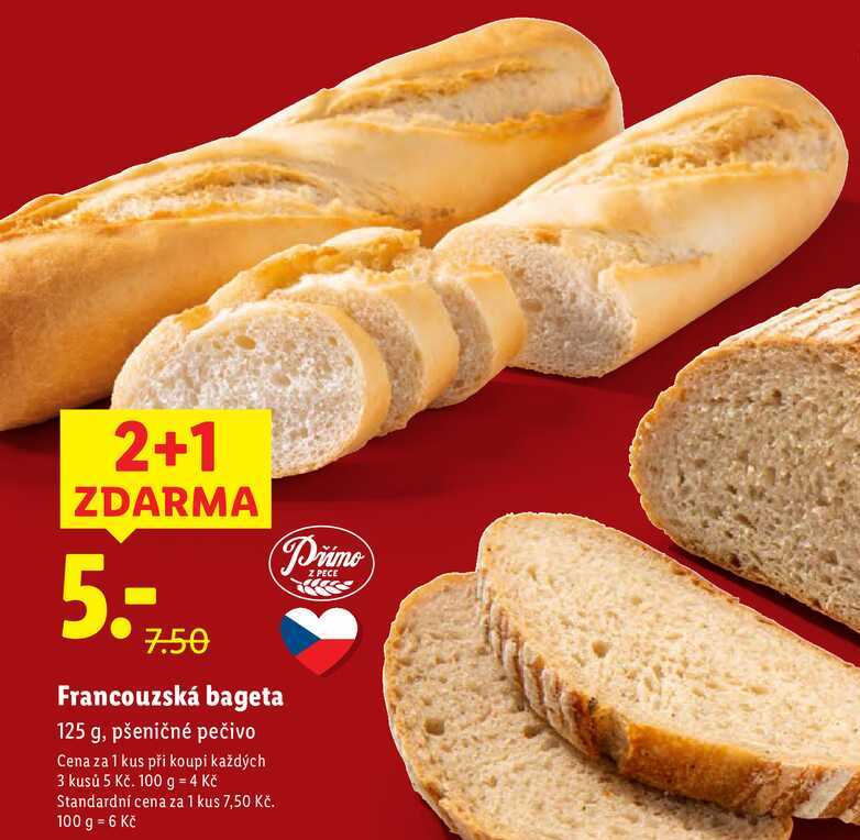 Francouzská bageta, 125 g 