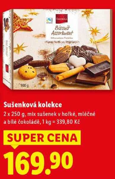 Sušenková kolekce, 2x 250 g 