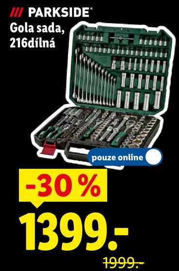 PARKSIDE Gola sada, 216dílná