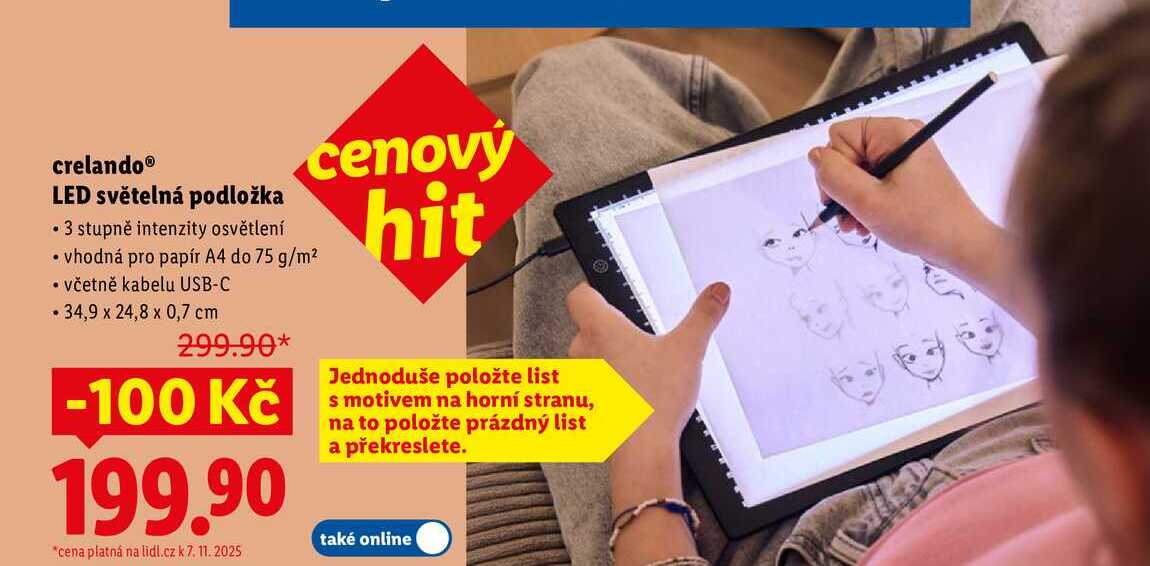 crelando LED světelná podložka