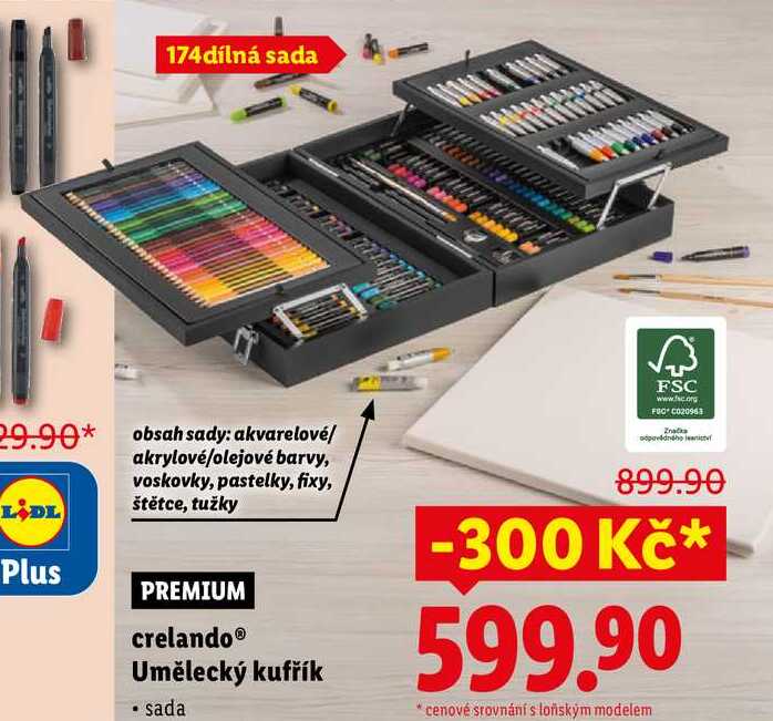 crelando Umělecký kufřík