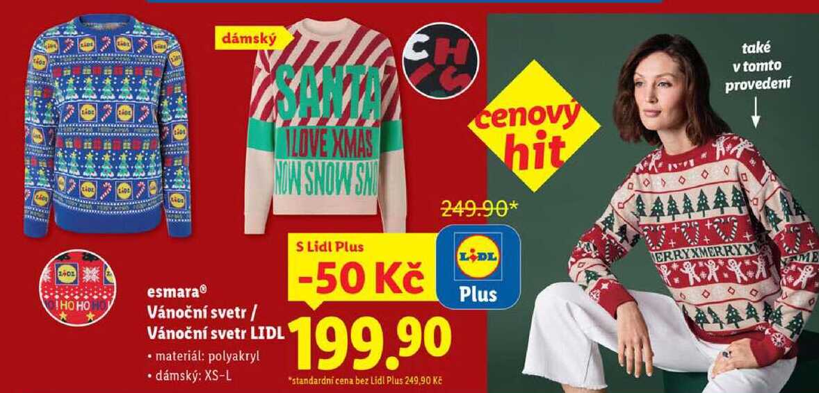 esmara dámský Vánoční svetr/Vánoční svetr LIDL